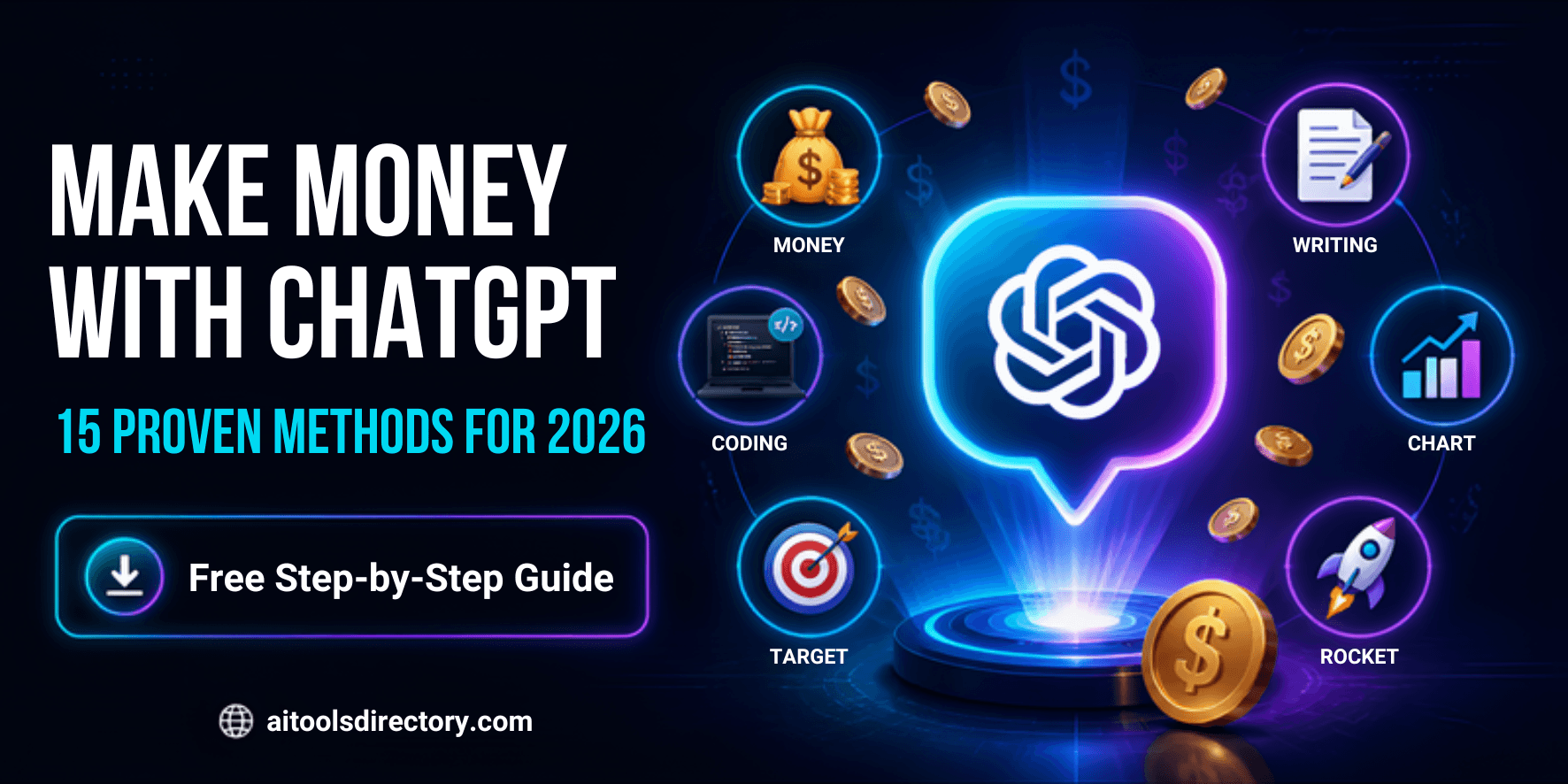 How to use ChatGPT to make money online in 2026 - 15 proven methods for freelancers and beginners